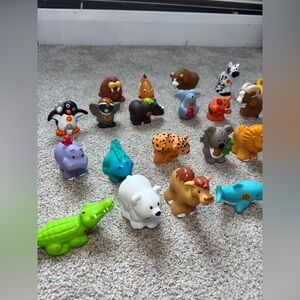 Fisher Price Little People A to Z Learning Zoo Alphabet Animals Letters Toy Lot